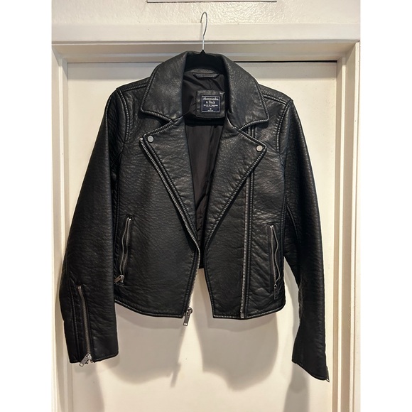 Abercrombie & Fitch Jackets & Blazers - Leather Biker Jacket